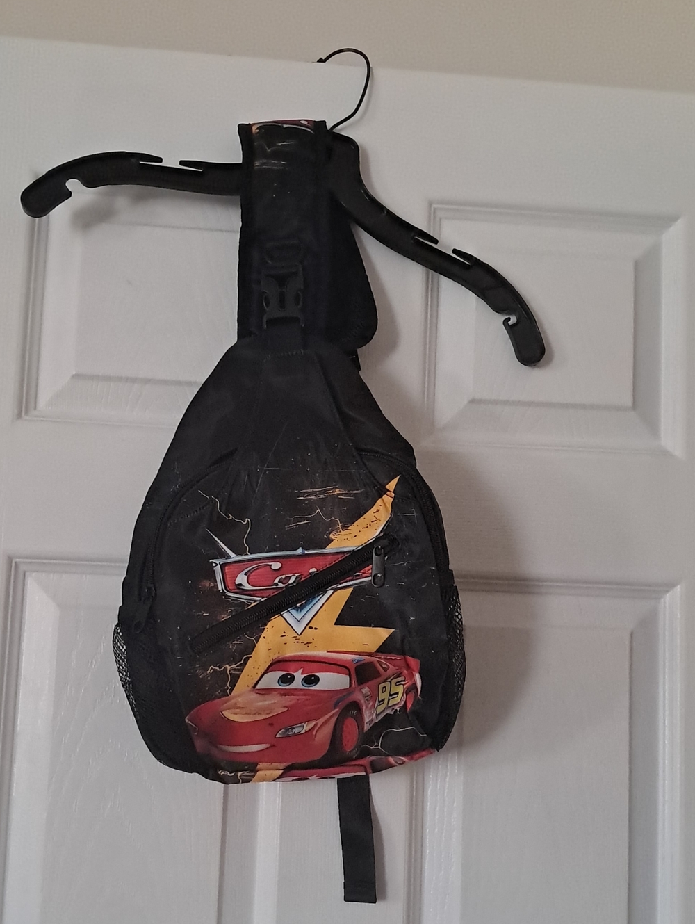 Fashion Cars Black Lightning Sling Bag